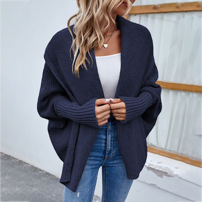 New Loose Knitted Cardigan Sweater