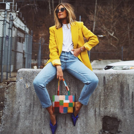 Women’s Yellow Blazer Jacket