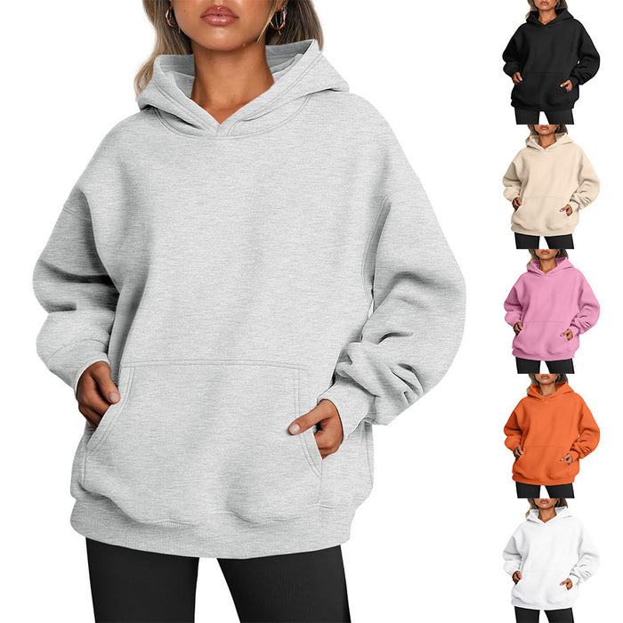 Women's Loose Fleece Hoodies