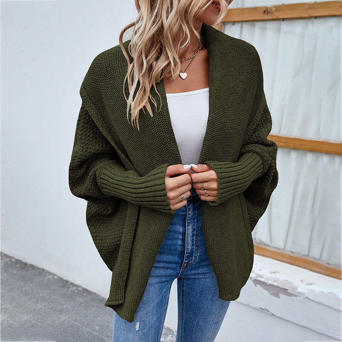 New Loose Knitted Cardigan Sweater