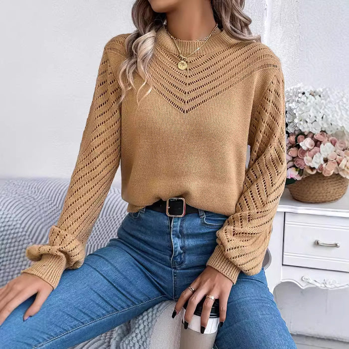 Round Neck Pullover Sweater