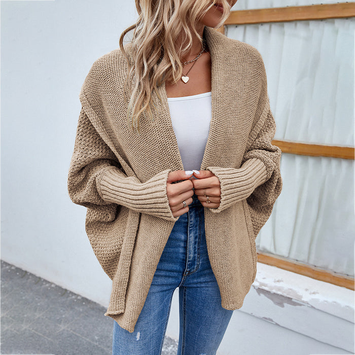 New Loose Knitted Cardigan Sweater