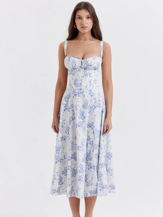 Floral Printed Summer Dress