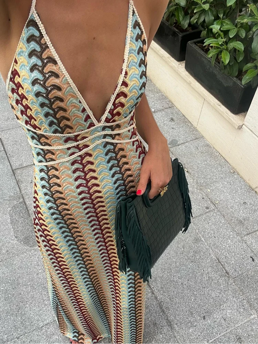 Deep V-neck Summer Dresses For Women