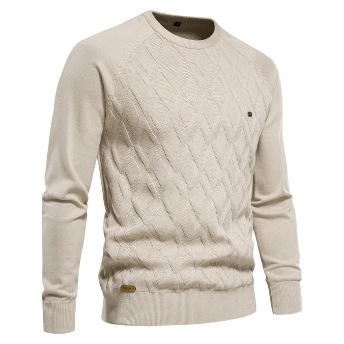 Concise Style Knit Men's Pullover