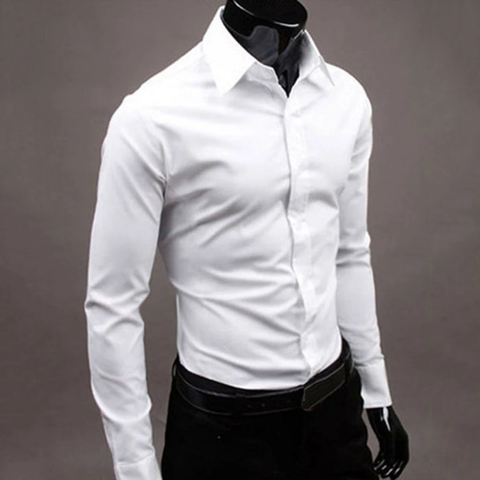 Long Sleeve Slim Dress Shirt