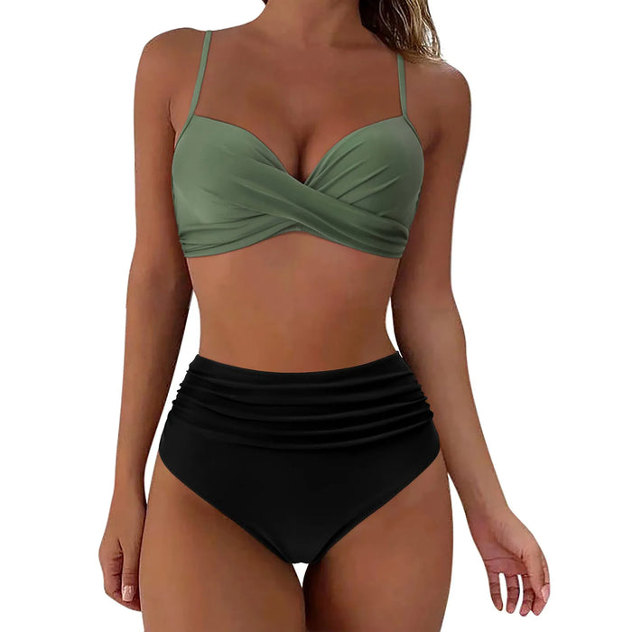 Womens Push Up Bikini Set High Waisted