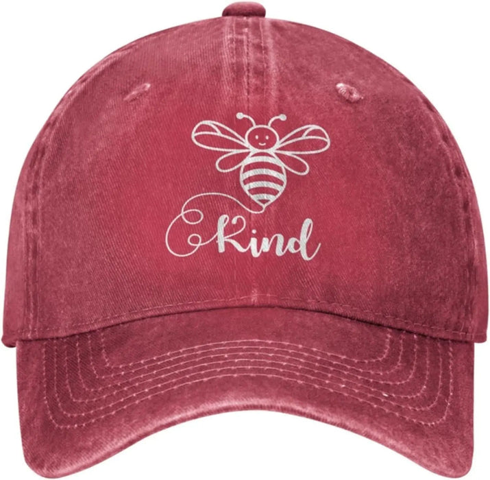 Bee Kind Women's Baseball Cap for Stylish Sun Protection - The Hive Apparel