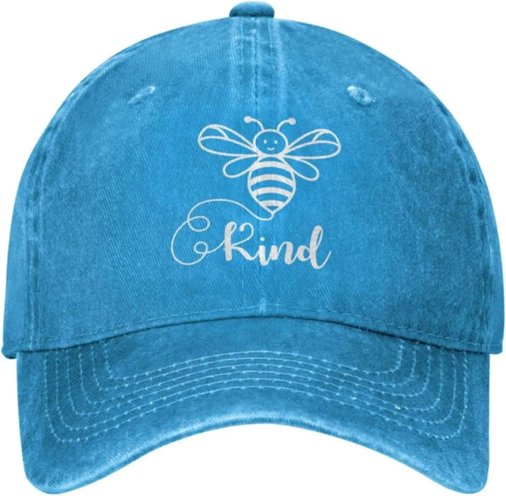 Bee Kind Women's Baseball Cap for Stylish Sun Protection - The Hive Apparel