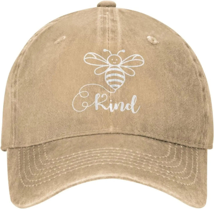 Bee Kind Women's Baseball Cap for Stylish Sun Protection - The Hive Apparel