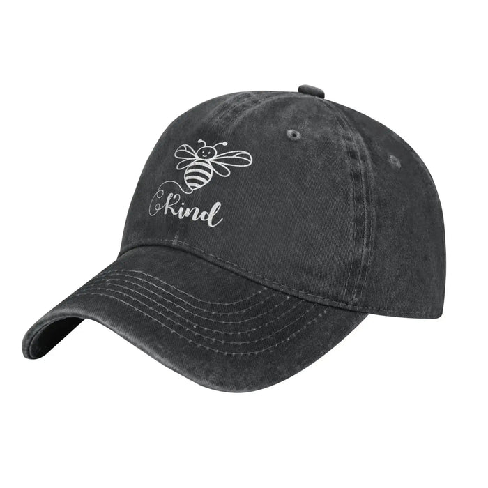 Bee Kind Women's Baseball Cap for Stylish Sun Protection - The Hive Apparel