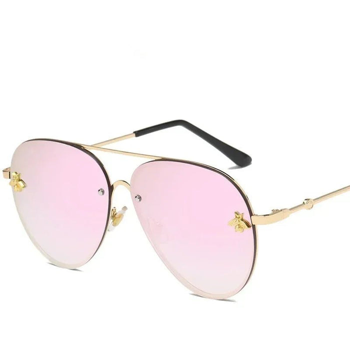 Bee Lens Gradient Aviator Sunglasses for Women UV400 Protection - The Hive Apparel