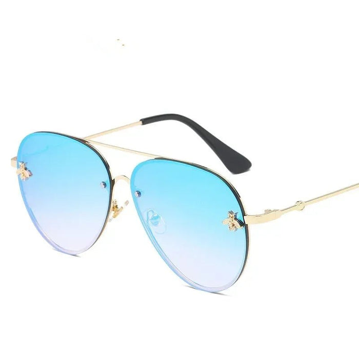 Bee Lens Gradient Aviator Sunglasses for Women UV400 Protection - The Hive Apparel