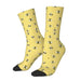 Fun Men's Bee Seamless Pattern Dress Socks Unisex Warm Comfortable 3D Print Honeybee Crew Socks - The Hive Apparel