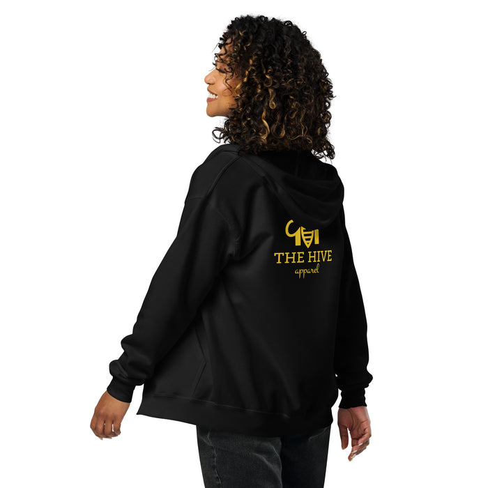 Unisex The Hive Apparel Branded heavy blend zip hoodie